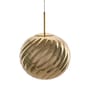Pendelleuchte Whirl Large plastikmaterial gold / LED - Ø 45 cm - Tom Dixon