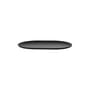Plateau Pleats métal noir / 46 x 31 cm - Alessi