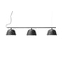 Suspension Ambit Rail métal noir / L 126 cm - Muuto