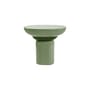 Table d’appoint Babka  vert / 55 x 32 x H 50 cm - Fibre de verre - POPUS EDITIONS