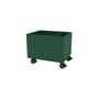 Coffre à roulettes Colour Box II bois vert / 46.8 x 35,4 x H 37.8 cm - MONTANA