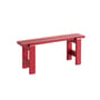 Banc Weekday bois rouge / L 111 cm - Hay