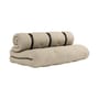 Modulares Gartensofa Buckle Up Outdoor textil beige / B 140 cm - Sonnenliege & Beistellbett - KARUP DESIGN