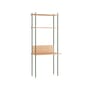 Bureau Shelving System – s.200.1.D bois naturel / L 85 x H 200 x Prof. 52 / 35 cm - MOEBE
