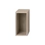 Etagère Stacked / Small rectangulaire 43x21 cm / Avec fond - Muuto