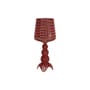 Lampada da posa Mini Kabuki LED materiale plastico rosso / H 70 cm - Kartell