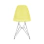 Sedia RE DSR - Eames Plastic Side Chair materiale plastico giallo / (1950) - Piedi in cromo / Riciclato - Vitra
