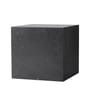 Tavolino d'appoggio Plinth Cubic pietra nero / Marmo - 40 x 40 x H 40 cm - Menu