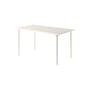 Tavolo rettangolare Patio metallo bianco / 140 x 80 cm - Lamiera piena - Tolix