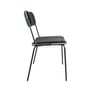 Gepolsterter Stuhl Double jeu textil grün schwarz / Velours - Maison Sarah Lavoine