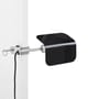Lampe à pince Apex Clip métal noir / Base étau - Orientable / H 27,5 cm - Hay