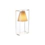 Lampe de table Light-Air plastique tissu beige - Kartell