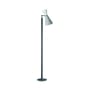 Lampada a stelo Parliament metallo bianco grigio / Le Corbusier - Riedizione 1963 - Nemo