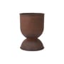 Pot de fleurs Hourglass Small métal marron / Ø 30 x H 42,5 cm - Ferm Living