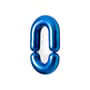 Wandspiegel Zodiac Bumper Medium keramik blau / B 55 x H 90 cm - Jean-Baptiste Fastrez, 2020 - Moustache