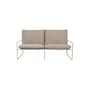Canapé de jardin 2 places Desert tissu beige / L 156 cm - Ferm Living