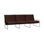 Canapé de jardin 3 places Desert tissu marron / L 233 cm - Ferm Living