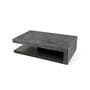Couchtisch Chicago holz grau / 110 x 65 cm x H 29 cm - Melamin mit Beton-Optik - POP UP HOME