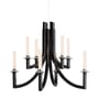 Khan Pendant plastic material black / Ø 77 x H 61 cm - Polycarbonate 2.0 - Kartell