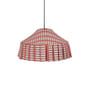 MÖBELZUBEHÖR Nicole textil rot / Ø 50 x H 28 cm - Baumwolle Voile - NOBODINOZ
