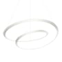 Pendelleuchte Kepler Uplight LED metall weiß / Ø 110 cm - Nemo