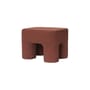 Kinderhocker Podo papierfaser braun / Recycelt - 34 x 28 x H 25 cm - Ferm Living