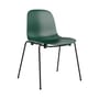 Sedia impilabile Form materiale plastico verde / 4 gambe metalllo - Normann Copenhagen