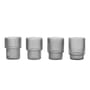 Verre Ripple   / Set de 4 - Ø 7 x H 9 cm (20 cl) - Ferm Living