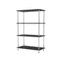 Regal Montana Free 300000 holz schwarz / B 73.4 x T 38 x H 109,9 cm - MONTANA