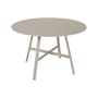 So’O Round table metal beige / Ø 117 cm - 6 personnes - Fermob