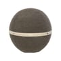 Sitzkissen Bouclette XL textil grau / Ergonomisch - Ø 65 cm / Schlaufenwolle - BLOON PARIS