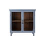 Hazem Storage unit wood blue / L 80 x D 35 x H 80 cm - Bloomingville