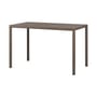 Table rectangulaire Piave marron / 120 x 70 cm - Stratifié texturé - NARDI