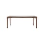 Tavolo rettangolare PI legno naturale / 200 x 95 cm - Teak massello / 8 persone - Ethnicraft