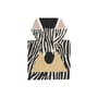 Kinderteppich Zebra textil schwarz / 101 x 71 cm - EO