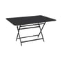 Klapptisch Caractère metall grau schwarz / 128 x 90 cm - 6 Personen / Metall - Fermob