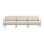 Divano da giardino modulare Maximo tessuto beige / 3 posti - L 253,5 cm - NARDI