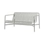 Palissade Lounge 2-seater outdoor sofa metal grey W 139 cm - R & E Bouroullec - Hay
