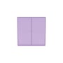 Portaoggetti Cover Cabinet legno viola / L 69,6 x P 30 x H 72,6 cm - 2 supporti - MONTANA