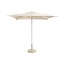 Sonnenschirm Terrazza - Square textil grau / 240 x 240 cm - Hay