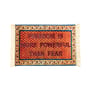 Teppich Burnt - Freedom textil bunt / 80 x 120 cm - Durch Verbrennung erhaltene Beschriftung - Seletti