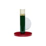 Bougeoir Astro verre vert - HÜBSCH