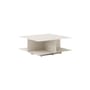 Couchtisch Develius EV3 metall weiß / 89 x 89 cm - &tradition