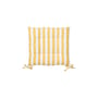 Coussin d'assise Franca tissu jaune / 44 x 42 cm - BROSTE COPENHAGEN