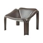 Fauteuil rembourré F300 cuir marron / Pierre Paulin, réédition 1966 - Gubi
