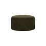 Pouf Folk Petit tessuto verde / Ø 50 x H 25 cm - NOO.MA
