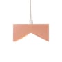 Sospensione Aberto metallo rosa / L 40 x H 20 cm - ATELIER DOBRA