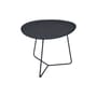 Table basse Cocotte métal gris noir / L 55 x H 43,5 cm - Plateau amovible - Fermob