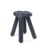Tabouret rembourré Bold tissu bleu - Moustache