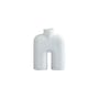 Vase Cobra Tall Mini keramik weiß / B 18 x H 23 cm - 101 COPENHAGEN